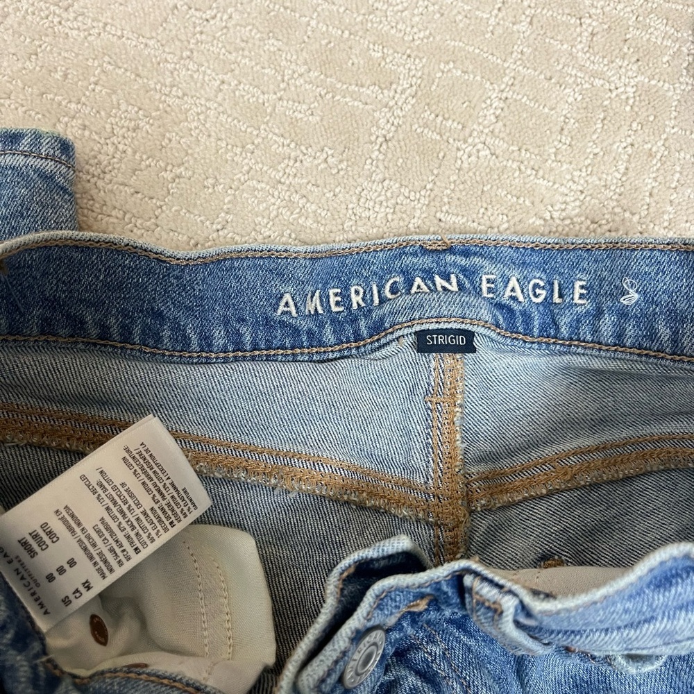 American Eagle Outfitters Blue Jeans women’s size 00 short - Picture 3 of 4